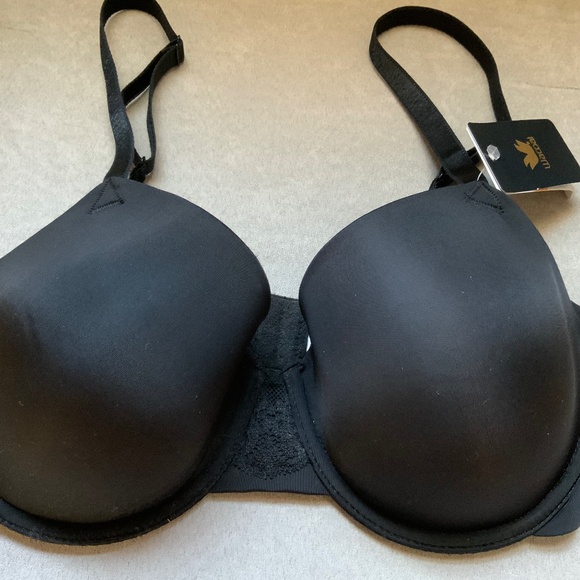 WACOAL Women's Lace Impression 32DD Black Underwire Contour Bra 853357 $68 - Picture 4 of 12